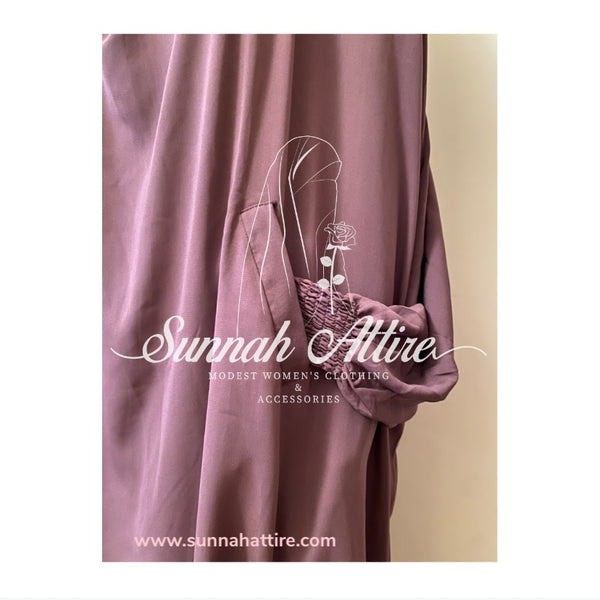 Jilbab | Rose Taupe Jilbab | Two piece Jilbab