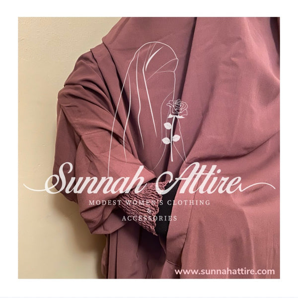 Jilbab | Rose Taupe Jilbab | Two piece Jilbab